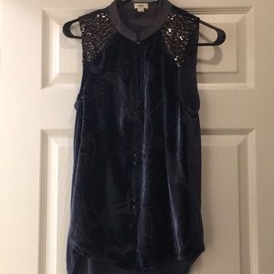 Anthropologie sleeveless shirt